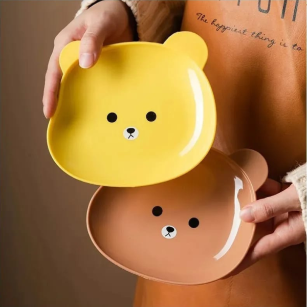 8 Pcs Cute Cartoon Plate Set - Image 4