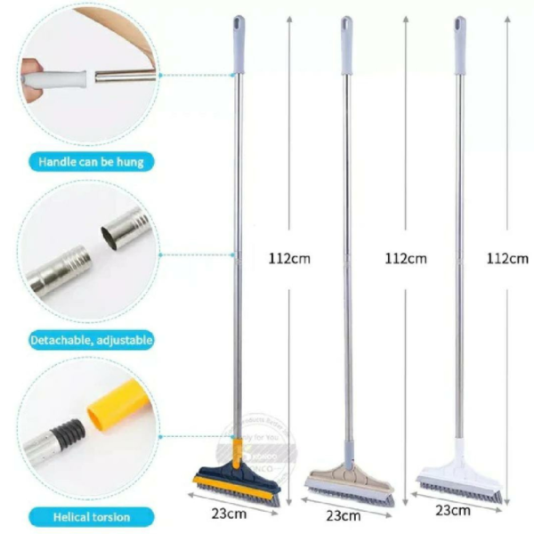 2in1 Wiper Brush Bathroom Corner Broom - Image 7