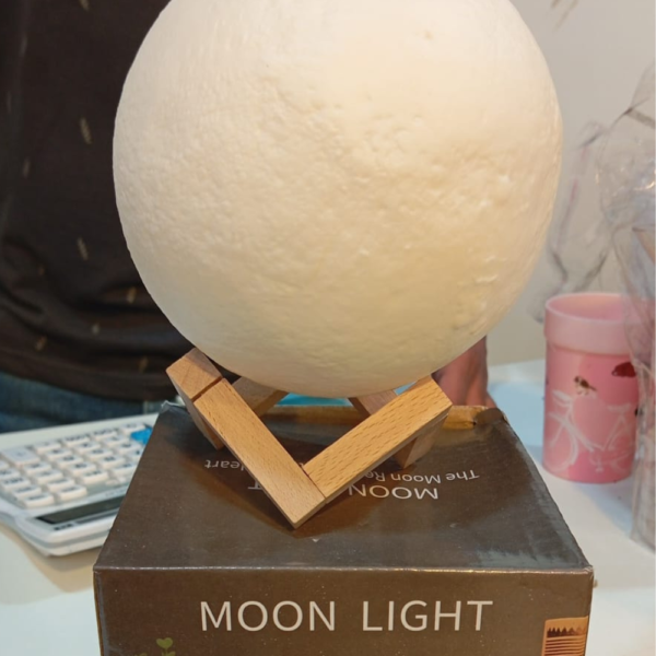 LED Night Light 3D Print Touch Moon Lamp - Image 7