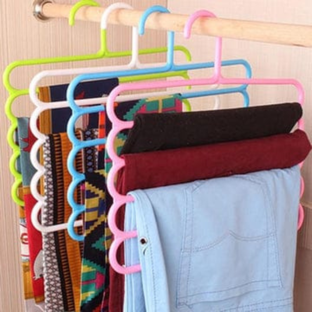 Plastic Multi - 5 layer Hanger