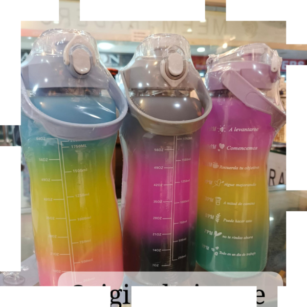 3pcs Water Bottle Set (Random Color) - Image 6