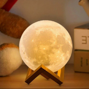 LED Night Light 3D Print Touch Moon Lamp