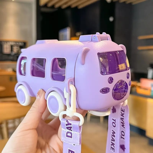 Kids Bus Water Bottle (Random Colors) - Image 4