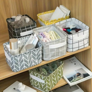 Mini Organiser Basket (Random Prints)
