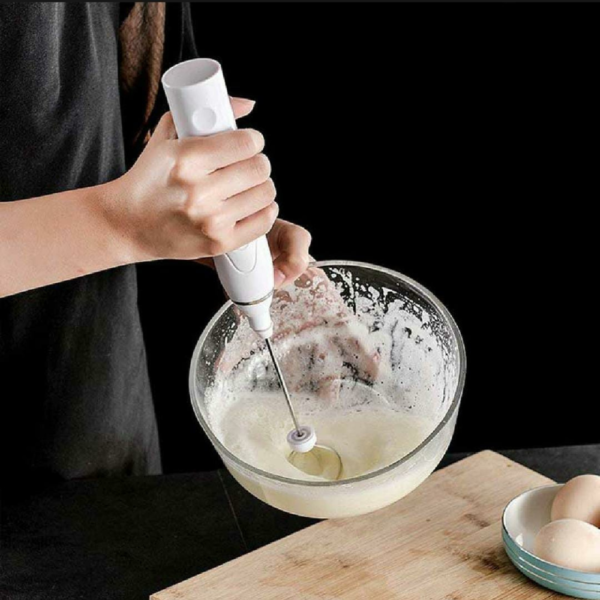 Handheld Frother Egg Beater, Coffee Blender, - Image 5