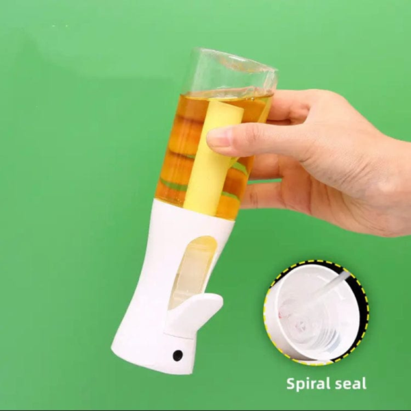 Pack Of 5pcs Set Kitchen Oil Bottle, Cooking Oil Spray, New Model Spices - Image 6