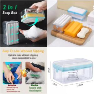 Creative Multifunctional Soap Dish Roller Foaming