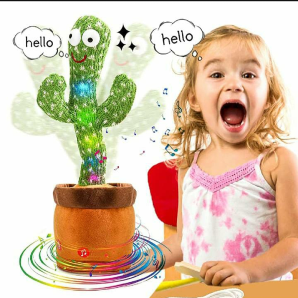 Rechargeable Dancing & Talking Cactus - Image 4