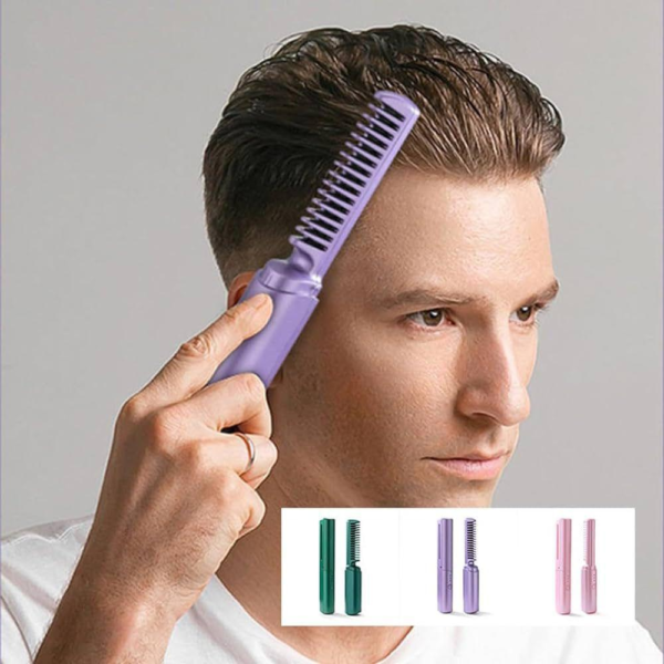 Rechargeable Travel Comb Hair Straightener - Image 3