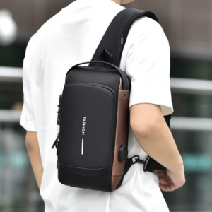 USB Charging Sport Sling Anti-Theft Shoulder Bag