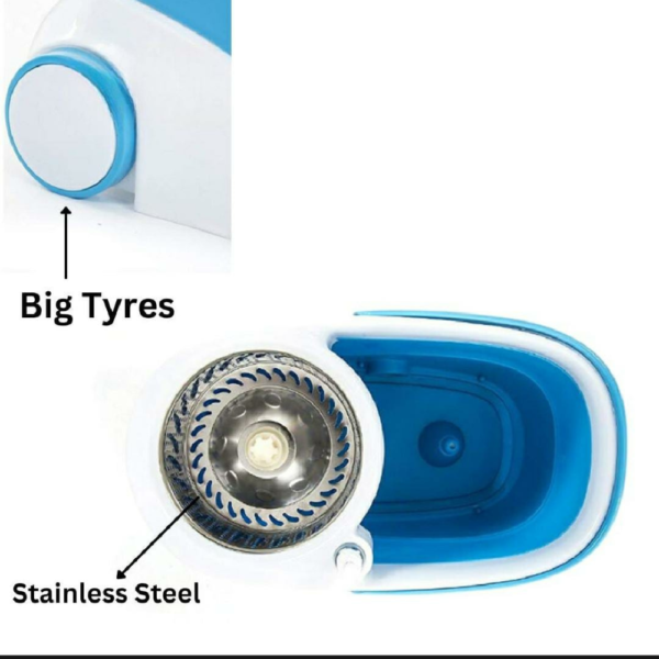 Primo Magic Spin Mop With Bucket Heavy Quality (With Box) - Image 2
