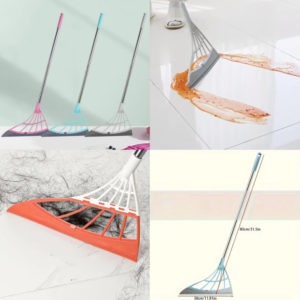 Plastic Wiper  Broom for Kitchen, Living Room & Bathroom (Random Colours)
