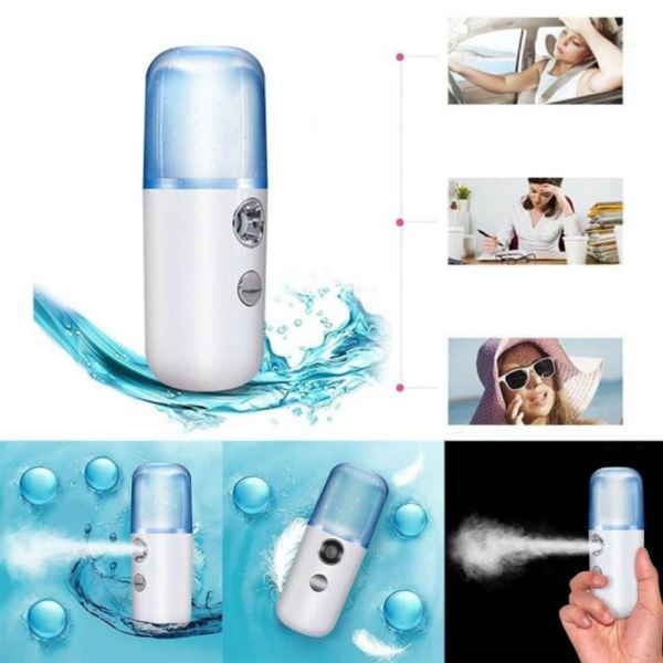 Portable Mini Nano Facial Mist Bottle For Moisturizing - Image 2