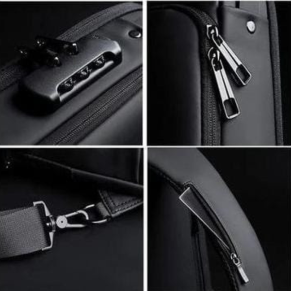 USB Charging Sport Sling Anti-Theft Shoulder Bag - Image 7