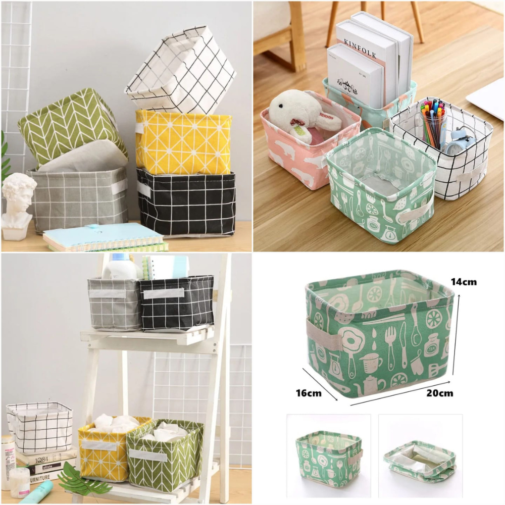 Mini Organiser Basket (Random Prints) - Image 7
