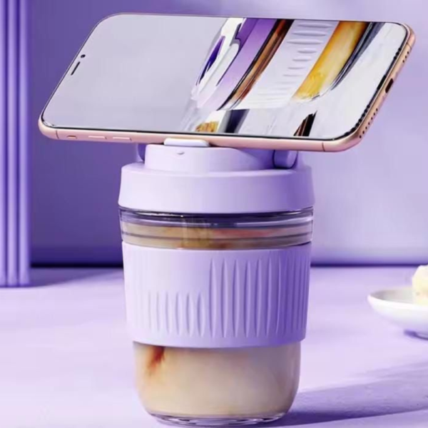 GLASS MULTI COLOR SIPPER WITH SILICONE GRIP - Image 4