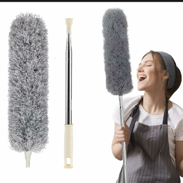 Microfiber Grey Cleaning Duster - Image 3