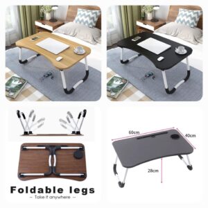 Foldable Wood Laptop Table Portable