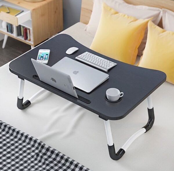 Foldable Wood Laptop Table Portable - Image 2