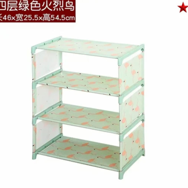 Waterproof Shoes Organizer Rack (Random Colors) - Image 3