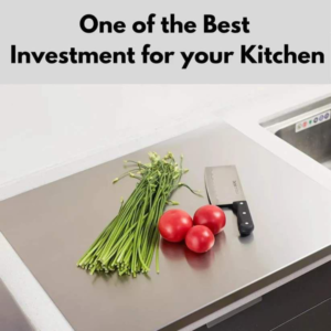 Stainless Steel Heavy-Duty Kitchen Cutting Board
