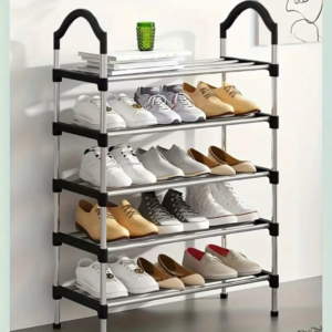 5 Layers Stainless Steel Shoe Rack