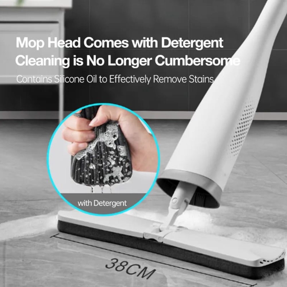 Sponge Mop Float Mop Comes with Cleaning Liquid