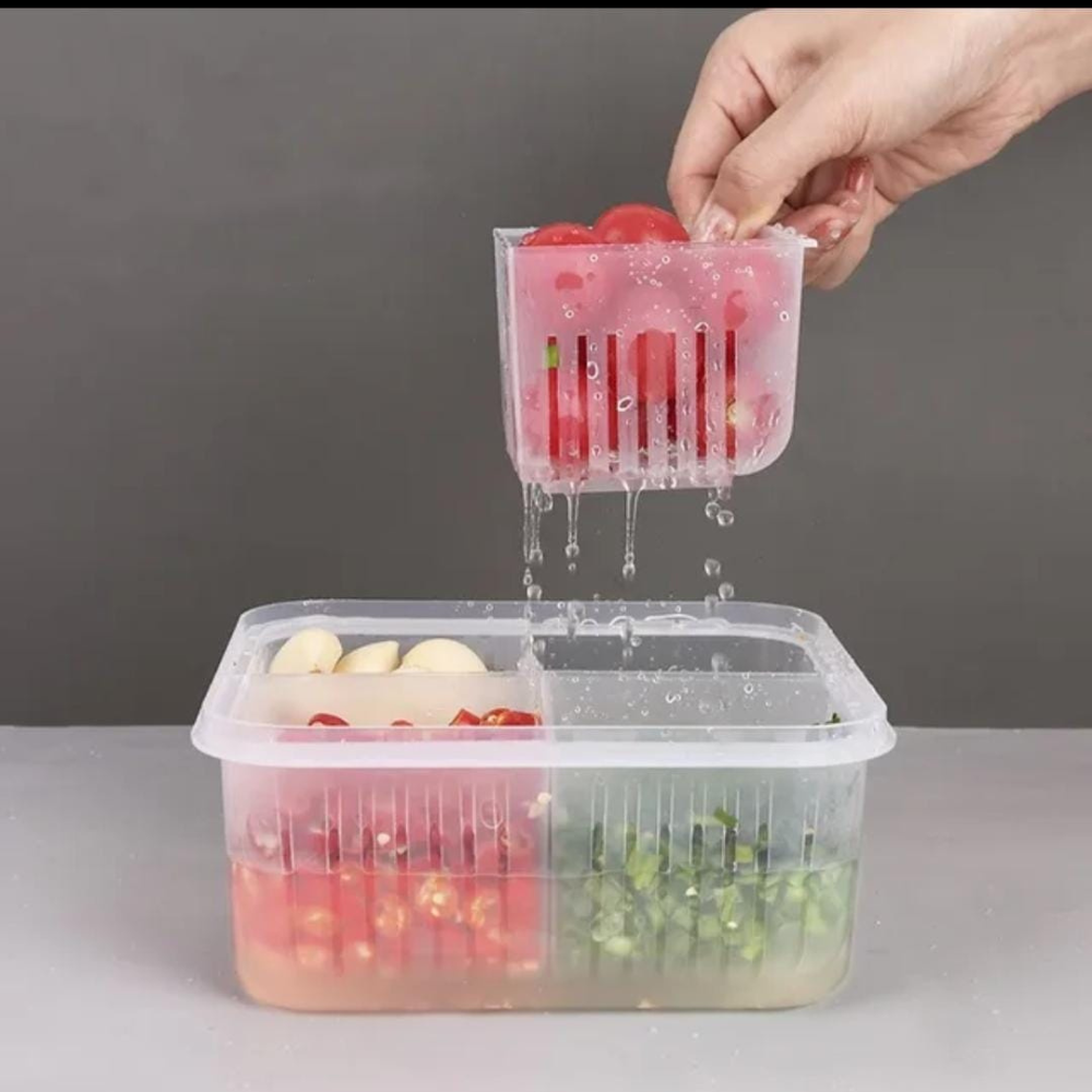 MULTIPURPOSE KITCHEN DRAINER BOX WITH LID