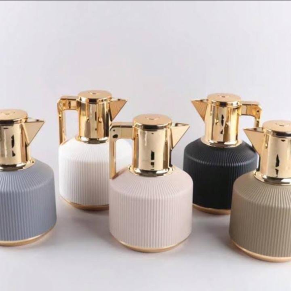 New Arabic Style Insulated Thermal Coffee Carafe, Coffee Pot 1000ml - Image 3