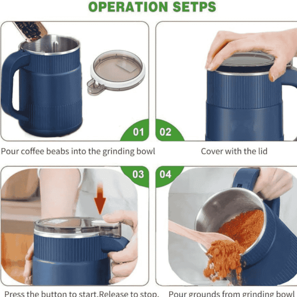 Electric Coffee & Spice Grinder,Small Powder Grinding Machine - Image 3