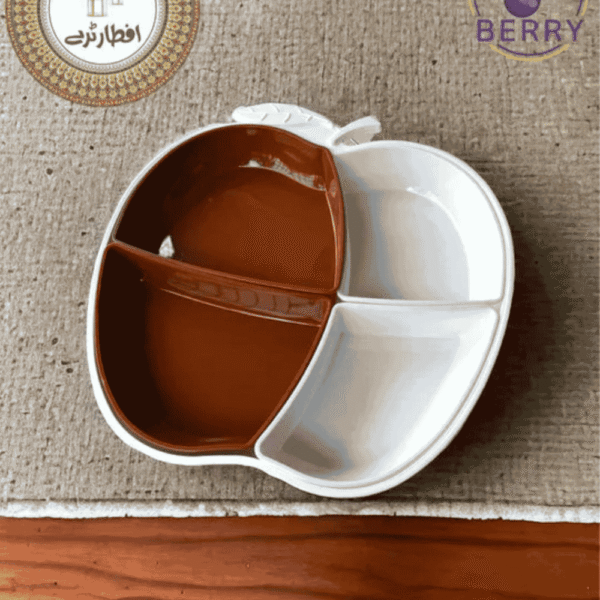 Apple Shape Tray (Plastic Material) Random Color - Image 3
