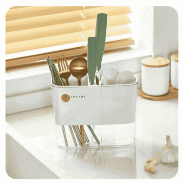 Acrylic Cutlery Holder (Random Colours) - Image 3