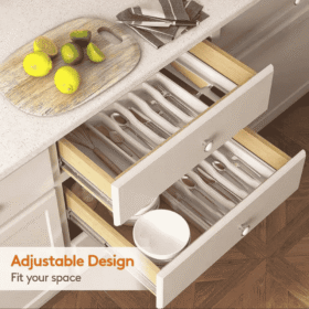 Expandable kitchen drawer Organizer