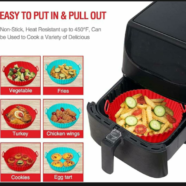 Air Fryer Silicone Baking Tray - Image 4