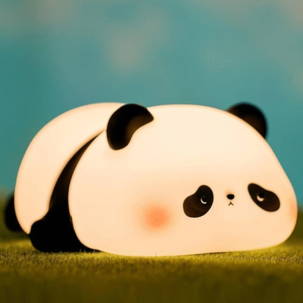 Silicone Cute Sleeping Panda Tap Night Light for Kids - Image 4