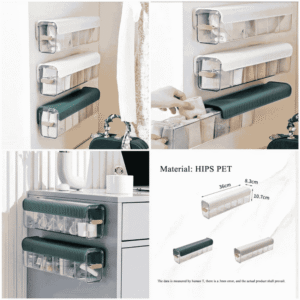 Self-adhesive Wall-Mounted Undergarments Organizer