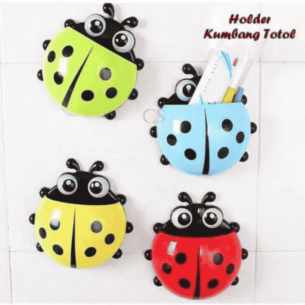 Ladybug Toothbrush & Toothpaste Holder - Image 2