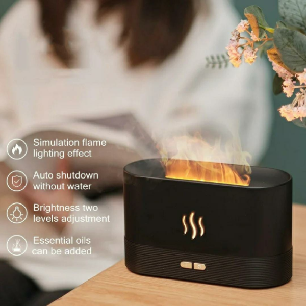 Flame Aroma Diffuser Air Humidifier - Image 2