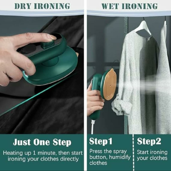 Portable Steam Iron Electric Mini Ironing Machine - Image 6