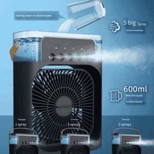 Mist Fan with 5 Sprays