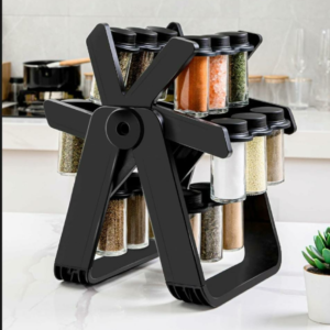 18 Jar Rotating Spice Wheel Premium Quality