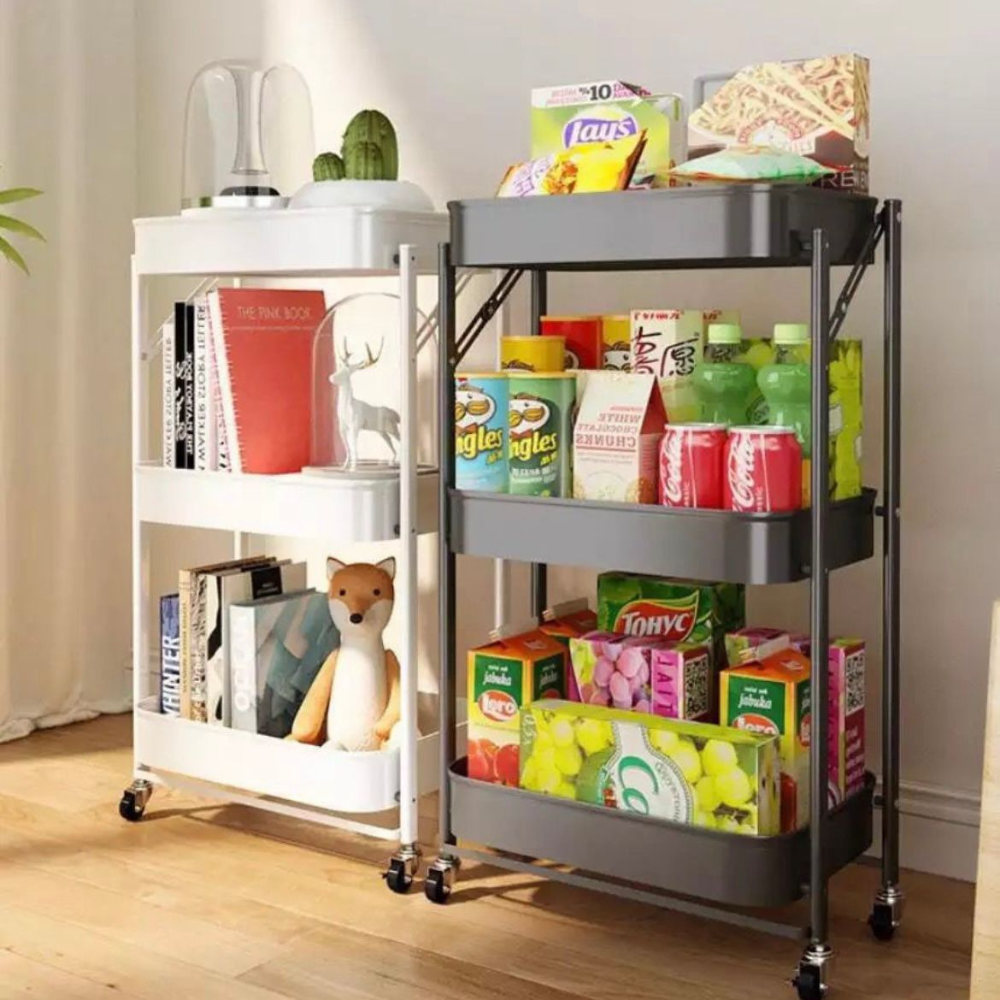 3 Tier Fold Away Trolley Imported Made in China