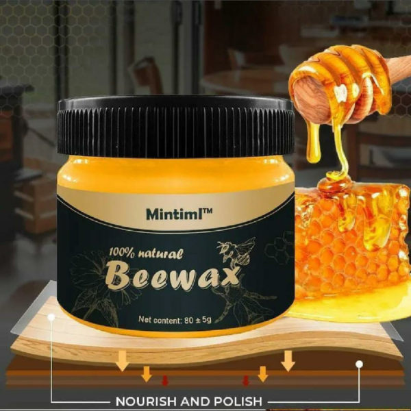 Beeswax Wooden Furniture Polish Cream Form - Image 2