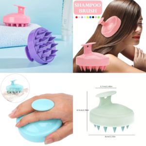 Silicone Shampoo Scalp Hair Massager Brush