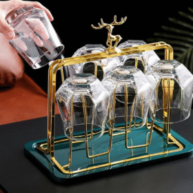 Cup Holder Kitchen Storage Glassware Rack