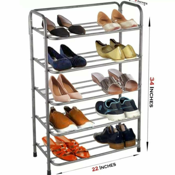 Foldable Metal Shoe Rack - Image 7