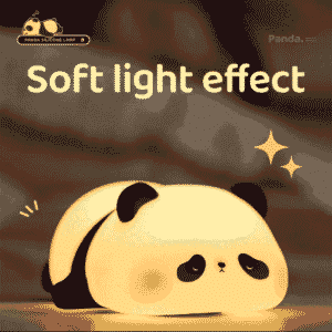 Silicone Cute Sleeping Panda Tap Night Light for Kids