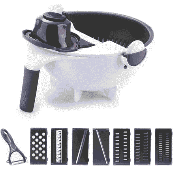 9in1 Vegetable cutter chopper with drain basket - Image 5