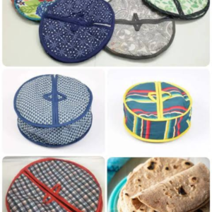 Zipper Roti Cover ( Random Colors)