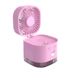 RECHARGEABLE FAN WITH HUMIDIFIER